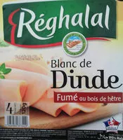 Sokerin määrä sisällä Blanc de dinde fumé au bois de hêtre