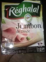 Sokerin määrä sisällä Jambon de dinde x 4 halal