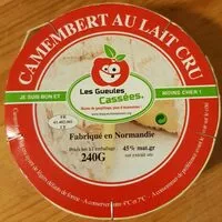 Sucre et nutriments contenus dans Gueules cassees