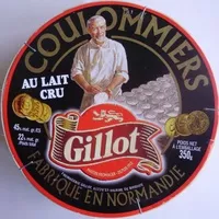 Jumlah gula yang masuk Coulommiers au lait cru (22 % MG)