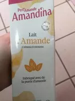 Sucre et nutriments contenus dans Perl amande amandina