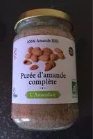 Jumlah gula yang masuk Purée d'amandes complète