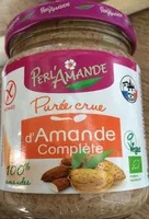 Jumlah gula yang masuk Purée crue d'amande complète 200G