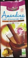 Sucre et nutriments contenus dans Amandina