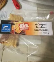İçindeki şeker miktarı Crêpes jambon emmental