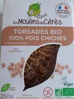 चीनी की मात्रा Torsades bio 100% pois chiches