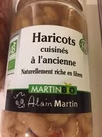 Sucre et nutriments contenus dans Martinbio