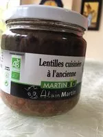 Quantité de sucre dans Lentilles cuisinées à l'ancienne