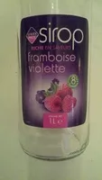 Sirop de framboise et de violette