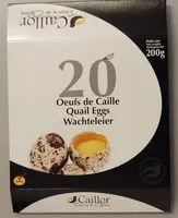 Количество сахара в Oeufs de caille
