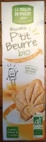 Cantidad de azúcar en Biscuits P'tit Beurre bio