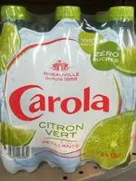 Количество сахара в Carola eau petillante aromatisee citron/citron vert