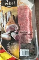Amount of sugar in Saucisson sec chiffonade
