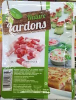 Cantidad de azúcar en Lardons natures