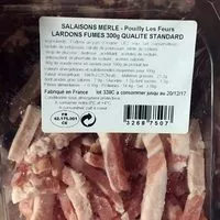 Quantité de sucre dans Lardons Fumés Qualité Standard