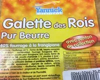 Sucre et nutriments contenus dans Yannick biscuiterie