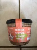 Jumlah gula yang masuk Terrine de porc au piment oiseau