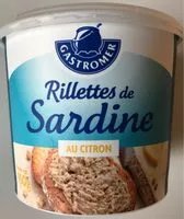 Jumlah gula yang masuk Rillettes de Sardine au citron