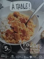 Jumlah gula yang masuk Poulet au Curry et Riz Cuisiné au Lait de Coco