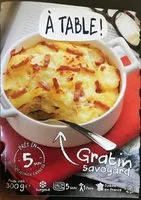 Jumlah gula yang masuk Gratin savoyard