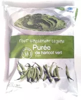 Zuckermenge drin Purée de Haricot Vert Surgelée