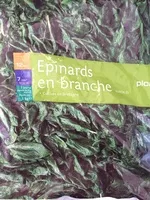 Suhkru kogus sees Epinards en branche
