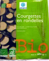 Zuckermenge drin Courgettes en rondelles Bio