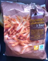 Pommes de terre prefrites surgelees