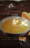 Zuckermenge drin Potage lyonnais potiron pomme de terre emmental