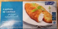 入っている砂糖の量 Cabillaud panure croustillantes