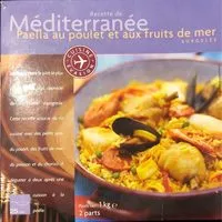 Zuckermenge drin Paella au poulet et aux fruits de mer