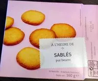 Amount of sugar in Sablés pur beurre