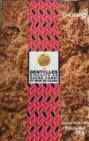 Amount of sugar in Dentelles sucre candi et noix de cajoi