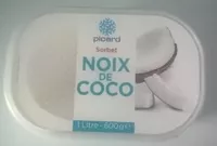 İçindeki şeker miktarı Sorbet Noix de Coco