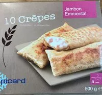 İçindeki şeker miktarı 10 Crêpes Jambon Emmental