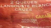 含糖量 Queues de langouste blanche crues