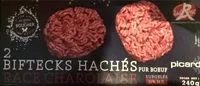 चीनी की मात्रा 2 Biftecks Hachés Race Charolaise Pur Boeuf Label Rouge