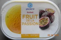 入っている砂糖の量 Sorbet fruit de la passion