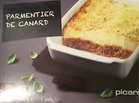 含糖量 Parmentier de Canard, Surgelé