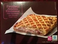 Jumlah gula yang masuk Feuilleté jambon emmental