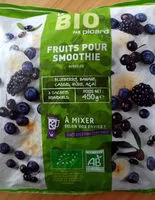 İçindeki şeker miktarı Fruits pour smoothie