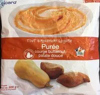 Cantidad de azúcar en Purée courge butternut, patate douce