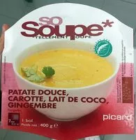 Zuckermenge drin So Soupe Patate Douce, Carotte, Lait de Coco, Gingembre
