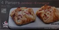 Jumlah gula yang masuk 4 paniers jambon emmental