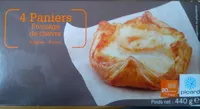 Paniers feuilletes fromage de chevre