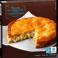 Количество сахара в Tourte noix de Saint-Jacques et colin