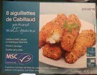 入っている砂糖の量 8 aiguillettes de Cabillaud panure multi-grains