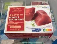 चीनी की मात्रा 2 pavés  de Bonite à ventre rayé
