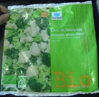 Jumlah gula yang masuk Duo de fleurettes brocolis, chou-fleur Bio