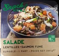 Количество сахара в Snack now - Salade lentilles saumon fumé